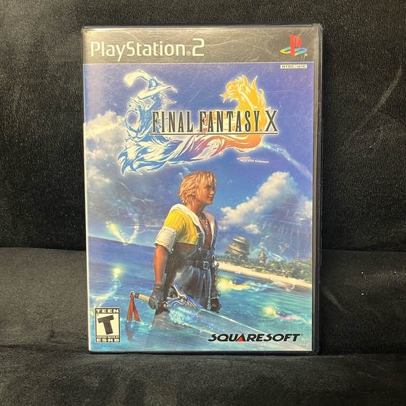 Final Fantasy X PS2 Black Label CIB - Picture 2 of 3